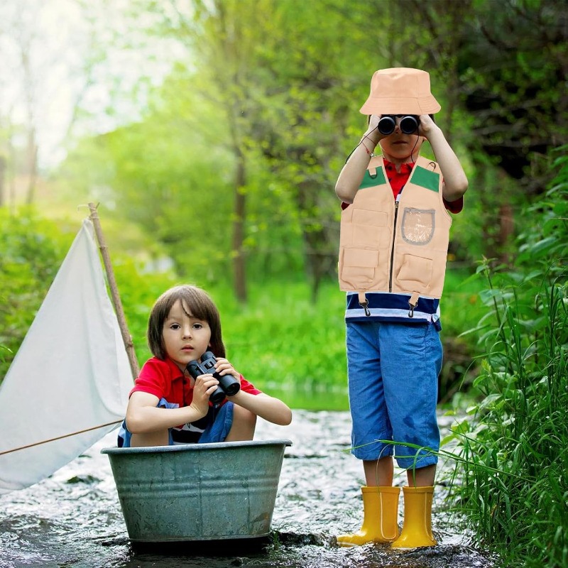 Outdoor Adventure Boys - Fantasia de Safari com Colete Cargo