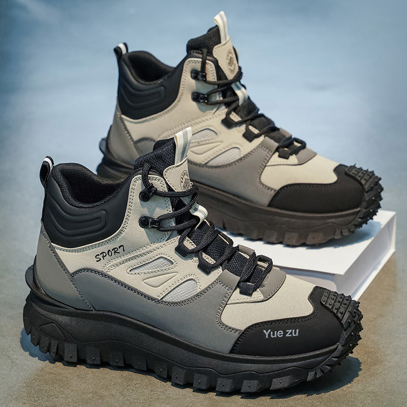 Outdoor Adventure Camp - Botas masculinas de cano alto, com