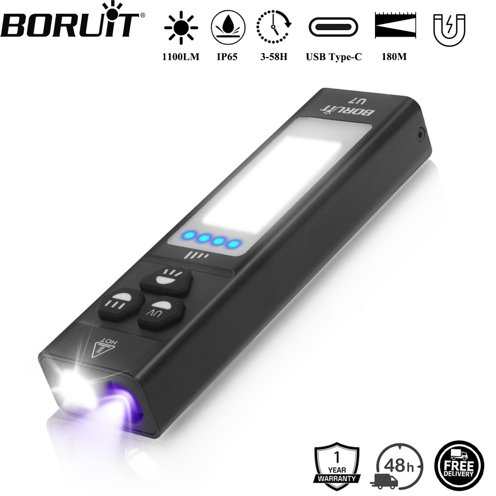 Outdoor Adventure Camp - Boruit u7 uv led edc lanterna