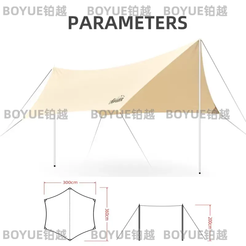 Hammock Rain Tarp - Toldo de Acampamento ao Ar Livre