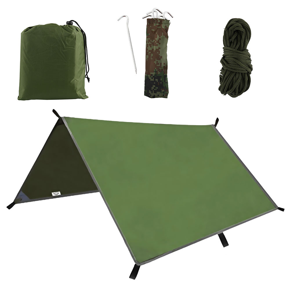Hammock Rain Tarp - Toldo Impermeável 3x3m para Praia, Abrigo