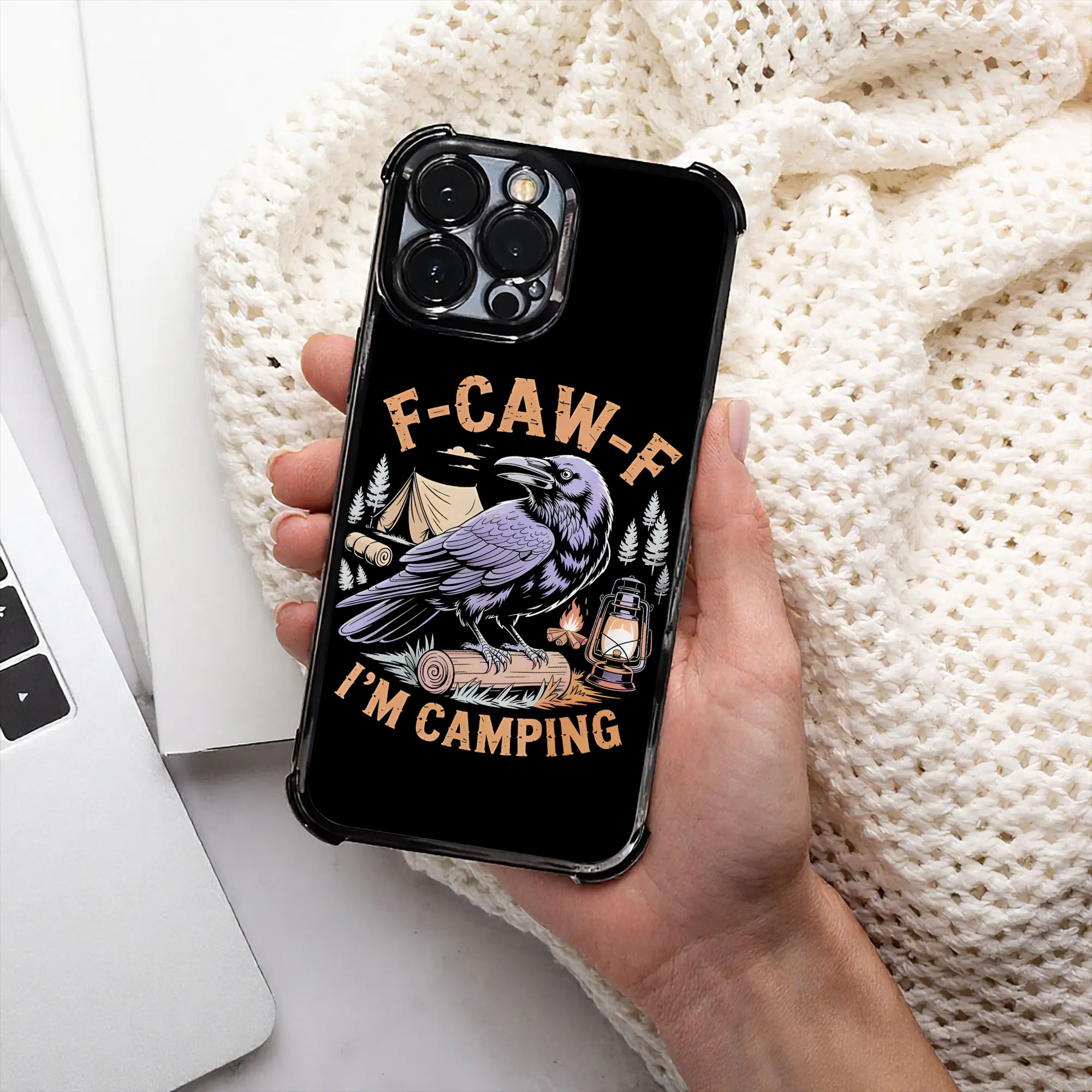Capa de Telefone Engraçada com - Outdoor Adventure Camp avaliação e preço