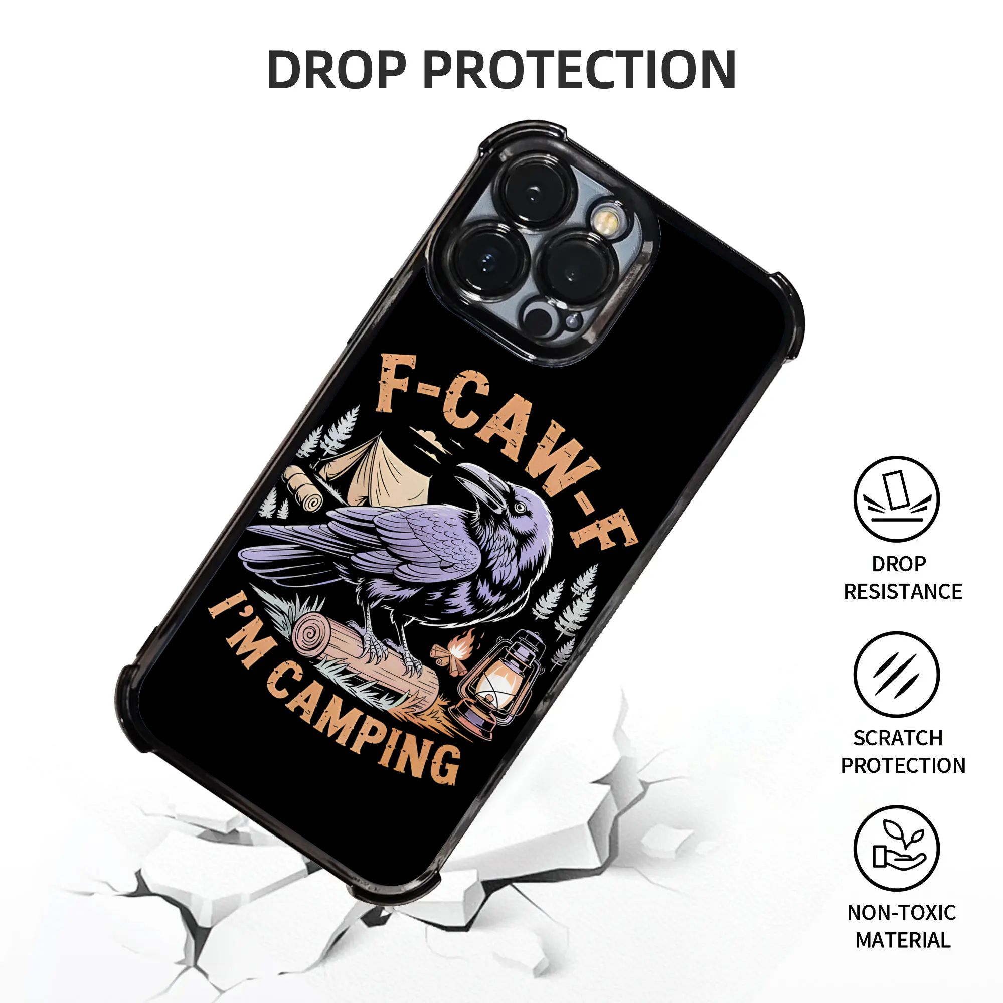 Capa de Telefone Engraçada com - Outdoor Adventure Camp avaliação e preço