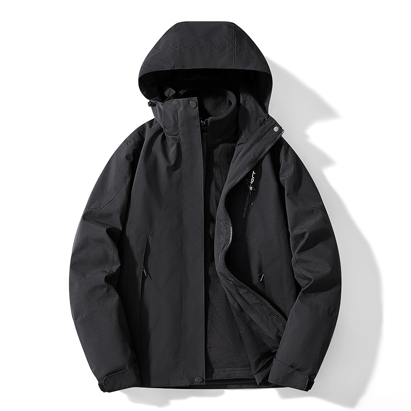 Jaquetas de caminhada 3 em 1 e - Outdoor Adventure Windbreaker avaliação e preço