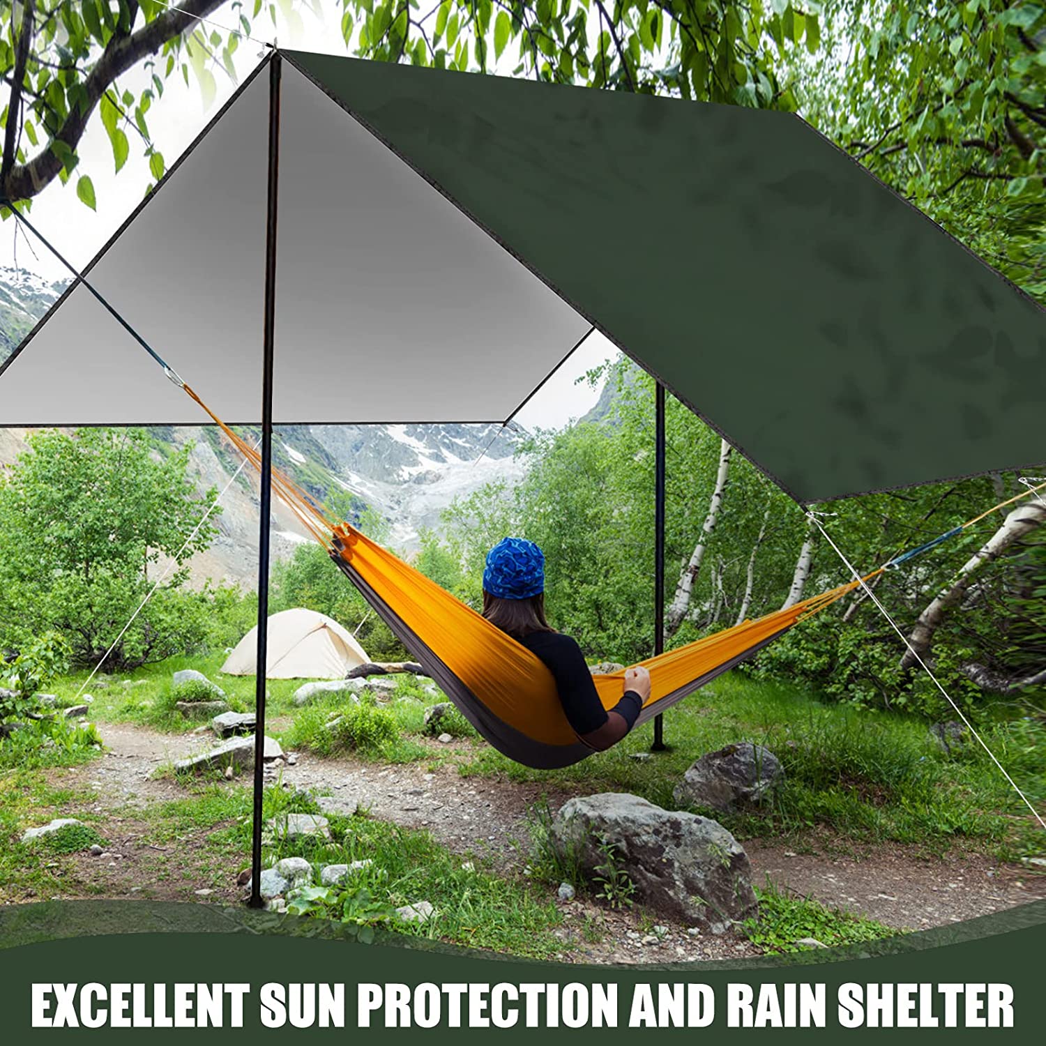 Lona de Acampamento Impermeáve - Hammock Rain Tarp avaliação e preço