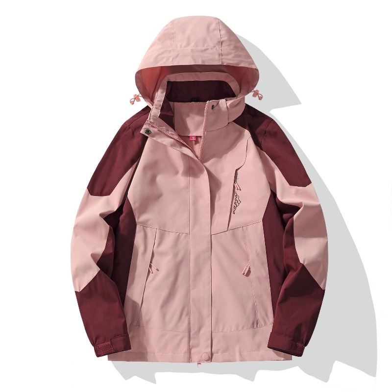 Mulheres jaquetas com capuz ja - Outdoor Adventure Windbreaker avaliação e preço