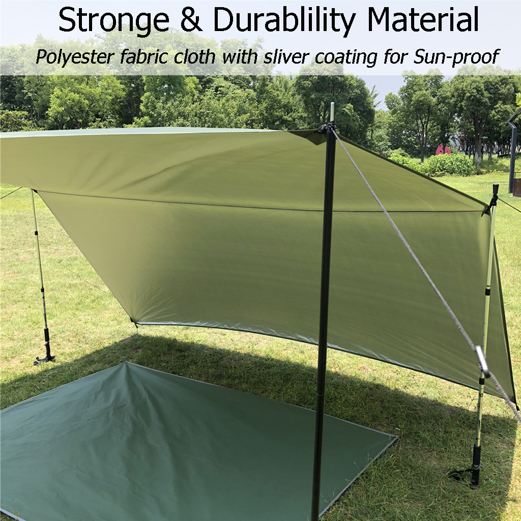 Toldo de Camping DANCHEL 3x3m  - Hammock Rain Tarp avaliação e preço