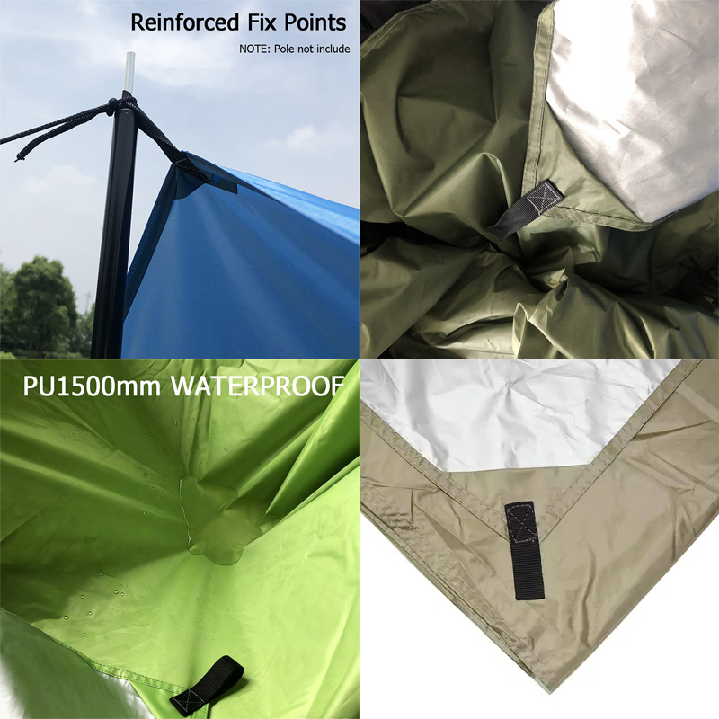 Toldo de Camping DANCHEL 3x3m  - Hammock Rain Tarp avaliação e preço