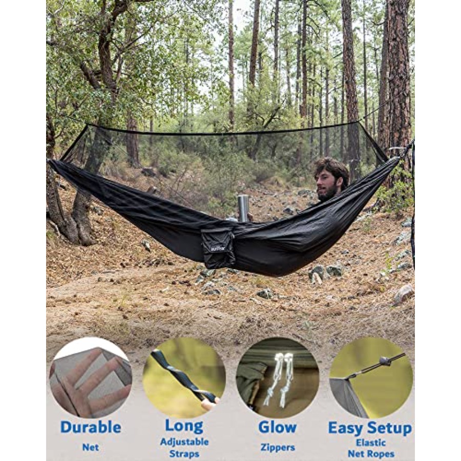 Rede de Camping Portátil com T - Hammock Rain Tarp avaliação e preço
