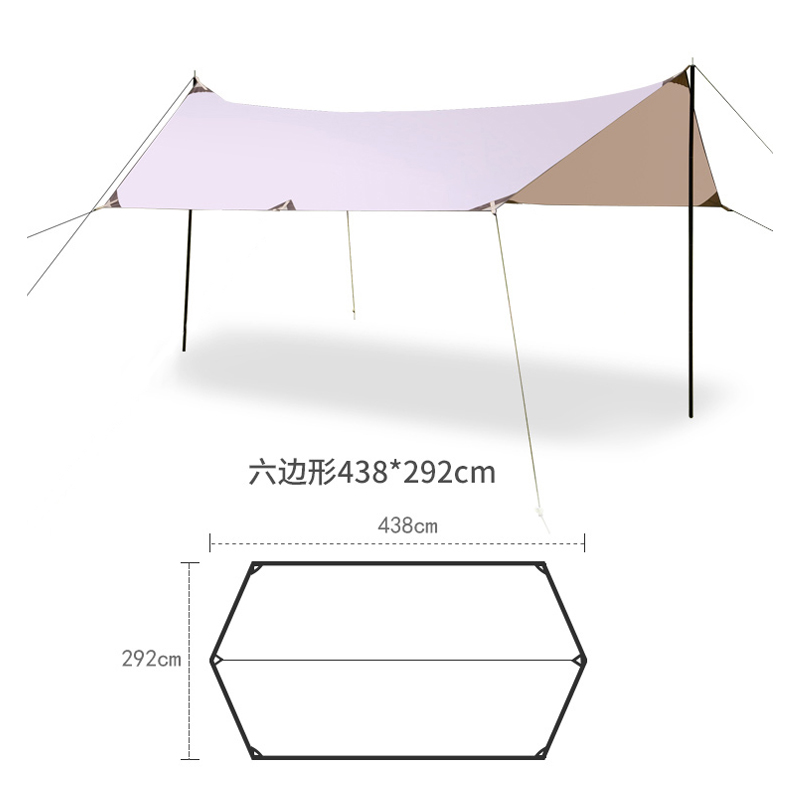 Tarp Hexagonal 100% Impermeáve - Hammock Rain Tarp avaliação e preço