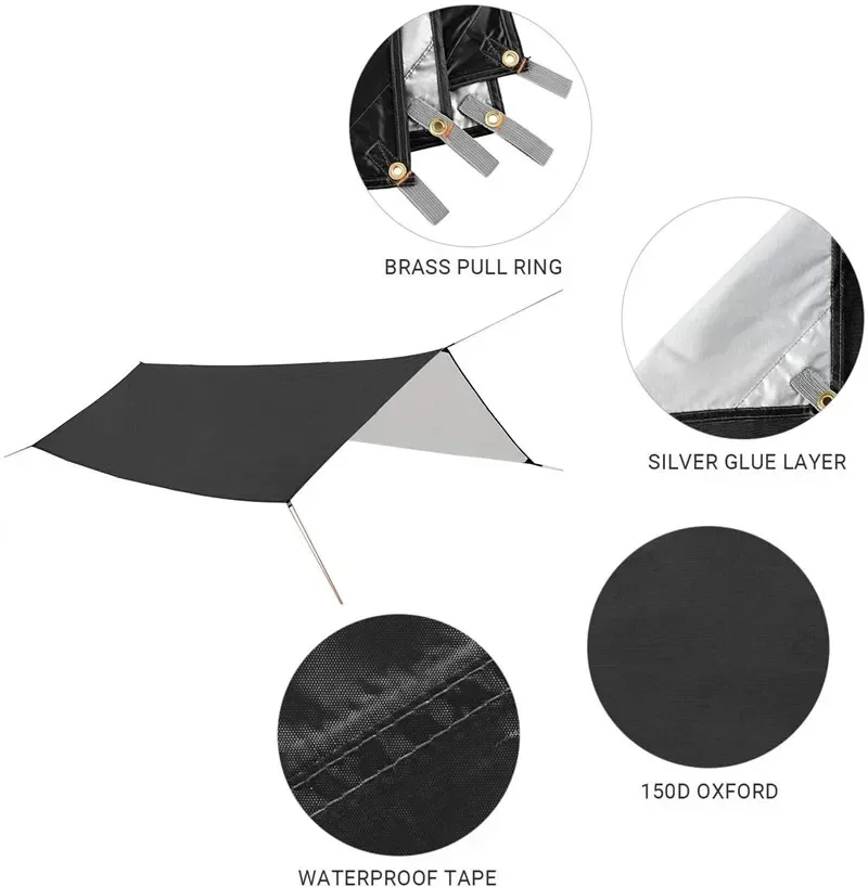 Rede de acampamento com lona e - Hammock Rain Tarp avaliação e preço
