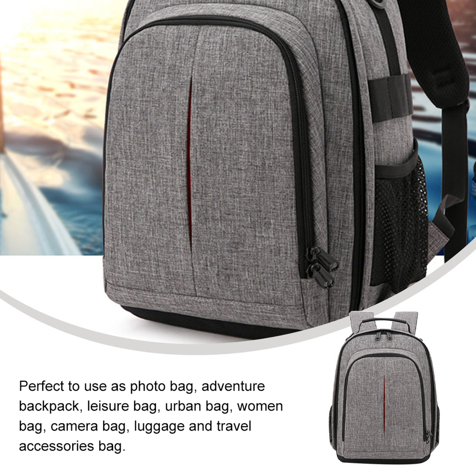 1 unidade de mochila para câme - Outdoor Adventure Backpack avaliação e preço