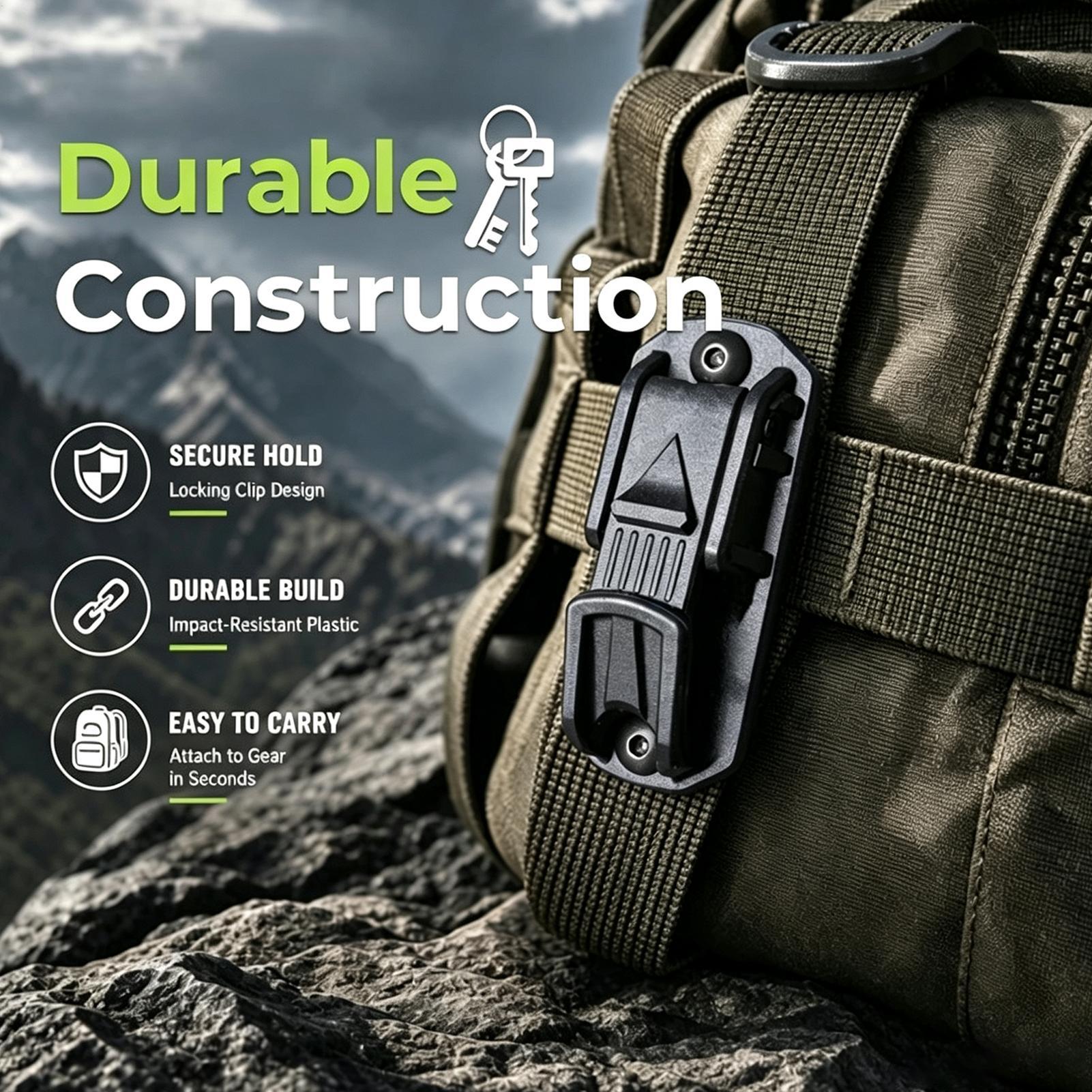 Clipes de Cinto Resistentes, G - Outdoor Adventure Backpack avaliação e preço