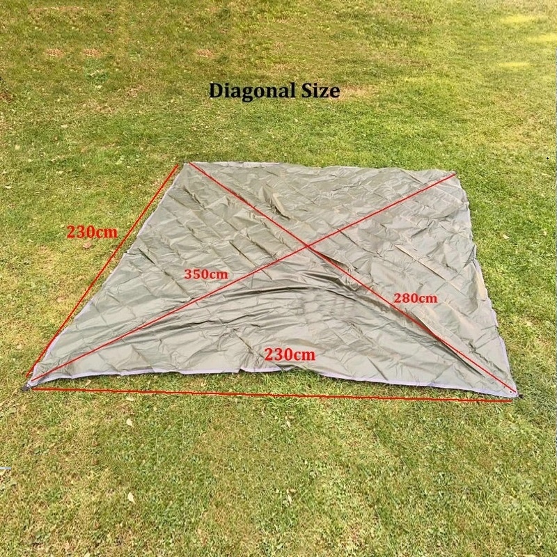 Rhombus Waterproof Tarp Tenda  - Hammock Rain Tarp avaliação e preço