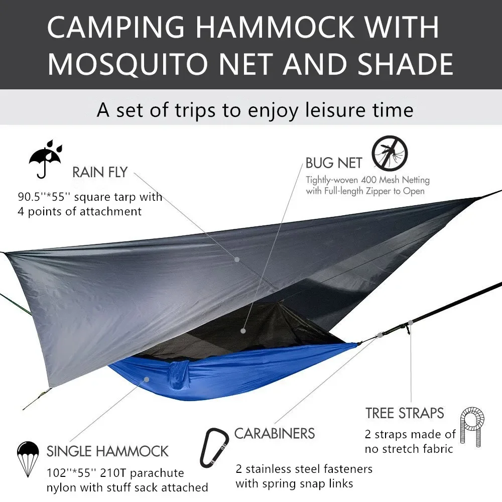 Rede de acampamento portátil l - Hammock Rain Tarp avaliação e preço