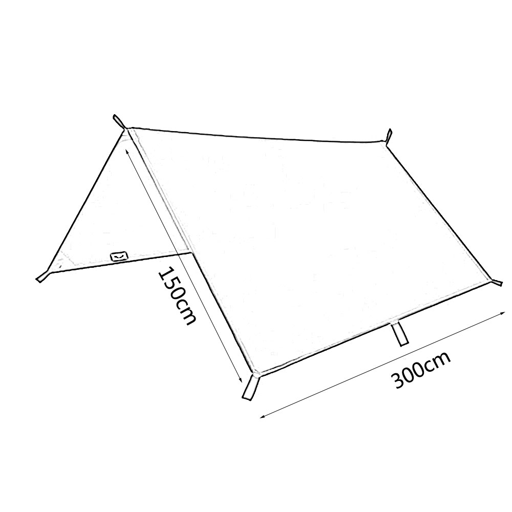 Toldo Impermeável 3x3m para Pr - Hammock Rain Tarp avaliação e preço